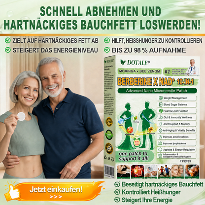 DOTALE® Moringa-Abnehm-Pflaster | Verbrennen Sie bis zu 89 % mehr Bauchfett in 7 Tagen!