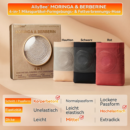 Offizieller Markenstore 💎𝑨𝑳𝑳𝒀𝑩𝑬𝑬® 2026 4-in-1 Moringa & Berberin Mikro-Partikel Form- & Fettverbrennungs-Shorts