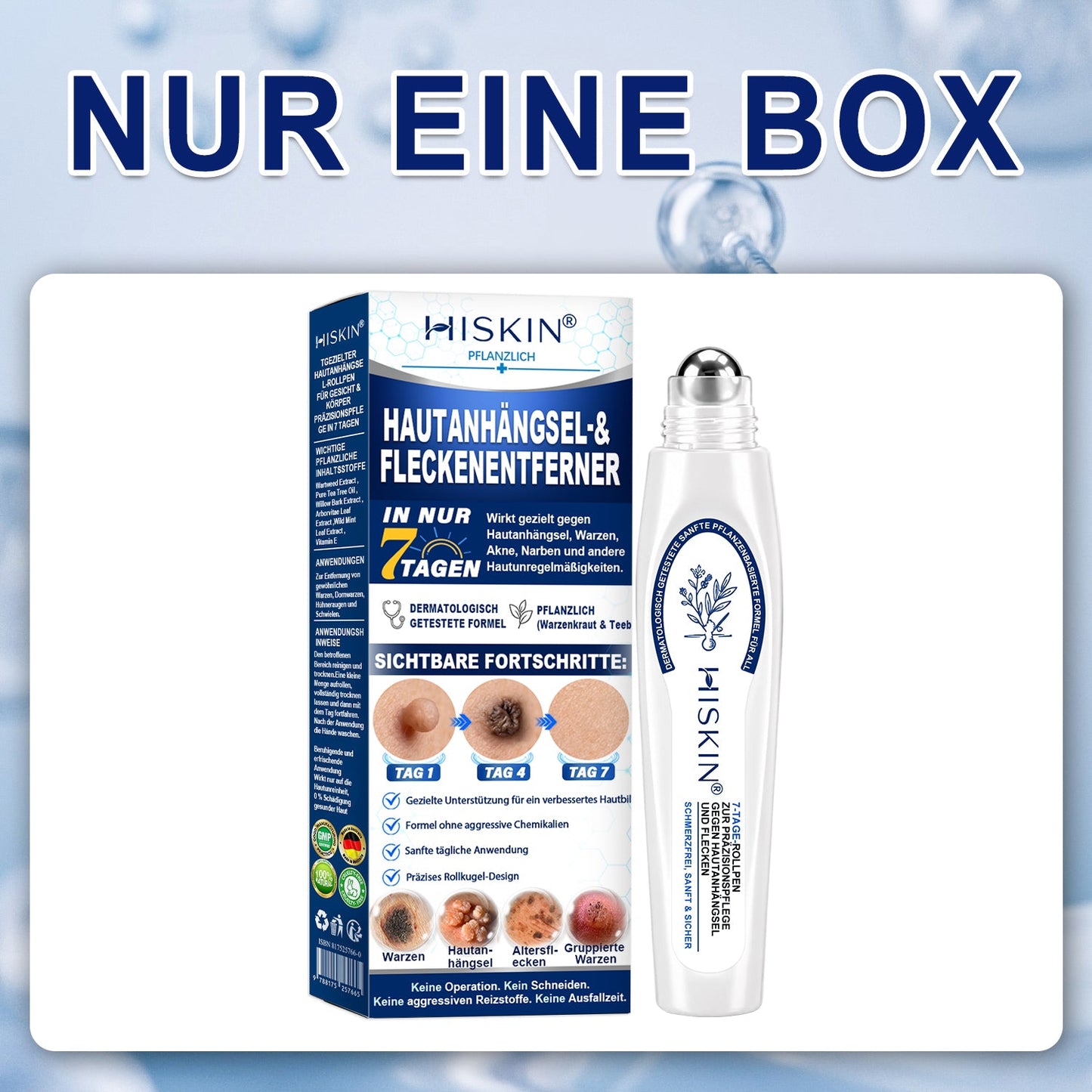 𝐇𝐈𝐒𝐊𝐈𝐍®👩‍⚕️ 𝟕-𝐓𝐚𝐠𝐞-𝐇𝐚𝐮𝐭𝐚𝐧𝐡ä𝐧𝐠𝐬𝐞𝐥- & 𝐅𝐥𝐞𝐜𝐤𝐞𝐧𝐞𝐧𝐭𝐟𝐞𝐫𝐧𝐞𝐫 – 𝐅𝐨𝐫𝐭𝐬𝐜𝐡𝐫𝐢𝐭𝐭𝐥𝐢𝐜𝐡𝐞𝐫 𝐑𝐨𝐥𝐥-𝐨𝐧-𝐒𝐭𝐢𝐟𝐭 𝐳𝐮𝐫 𝐬𝐜𝐡𝐦𝐞𝐫𝐳𝐟𝐫𝐞𝐢𝐞𝐧 𝐮𝐧𝐝 𝐧𝐚𝐫𝐛𝐞𝐧𝐟𝐫𝐞𝐢𝐞𝐧 𝐄𝐧𝐭𝐟𝐞𝐫𝐧𝐮𝐧𝐠 𝐯𝐨𝐧 𝐇𝐚𝐮𝐭𝐮𝐧𝐫𝐞𝐢𝐧𝐡𝐞𝐢𝐭𝐞𝐧